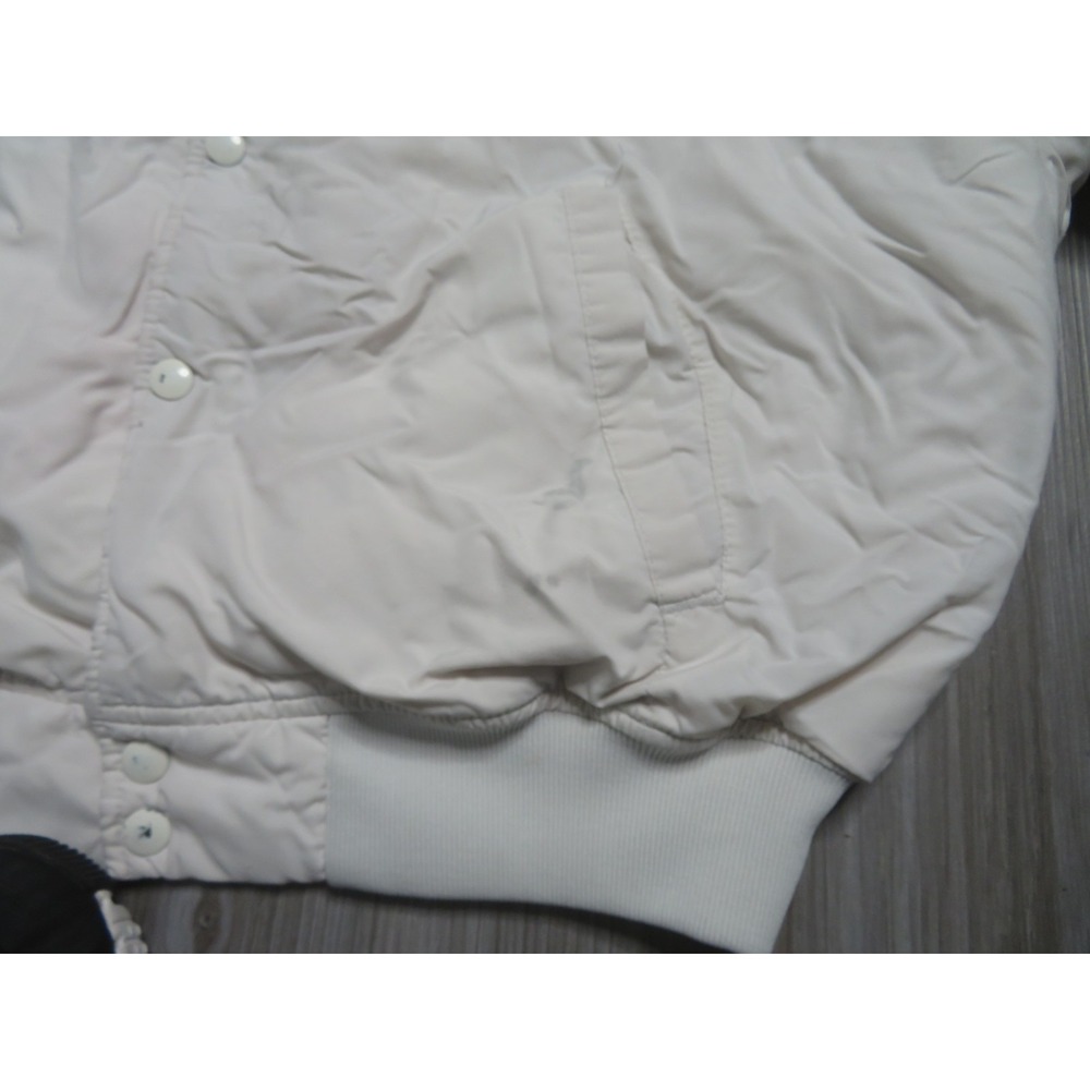 Vintage Stanford 80s Satin Bomber Jacket Size XL Men Pre Owned As Is READ! - Picture 7 of 10